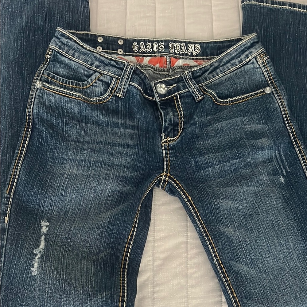 (GAZOZ JEANS LOS ANGELES)Women's Blue Denim Jeans size 5/6